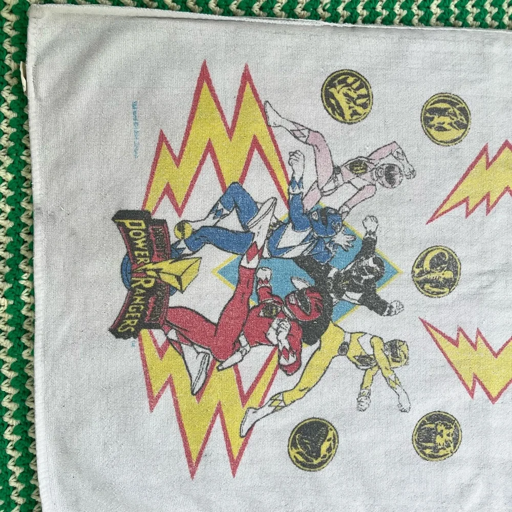 Vintage Power Rangers Beach Towel